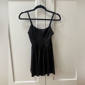 Black mini romper